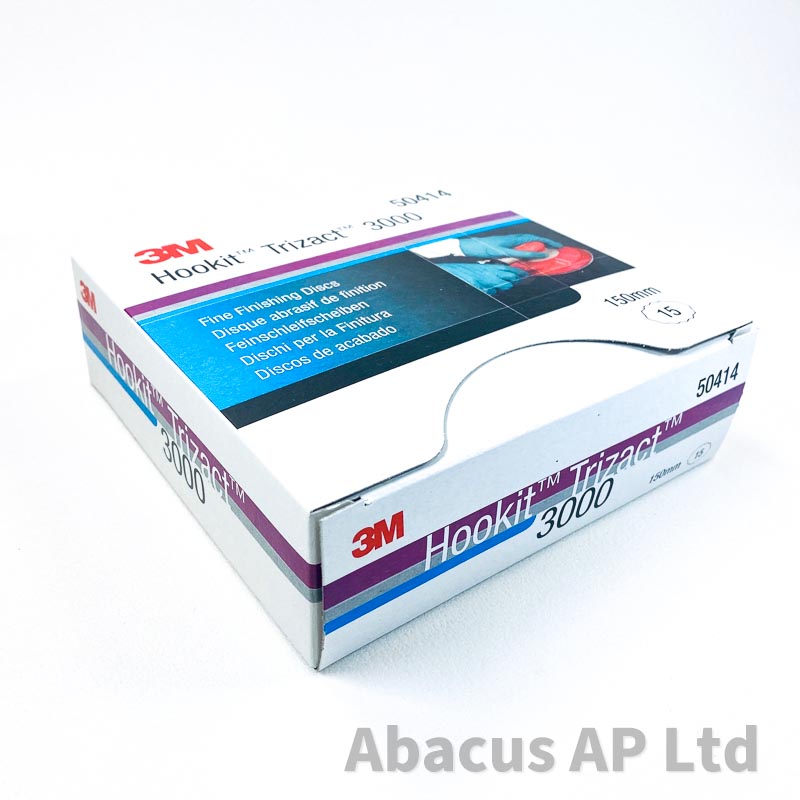 3M Trizact Hookit Foam Discs, 3 Inch (75mm), 3000 Grit - Pack Of 15 For Fine Sanding & Polishing