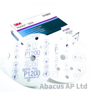 3M 1200g Purple Microfinishing Abrasive Discs 260L 51054