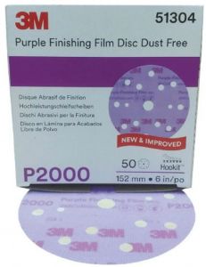 3M 1500g Purple Microfinishing Abrasive Discs 260L 51053