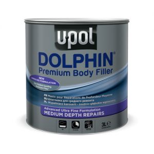 Upol Dolphin Medium Fill Ultra Fine Premium Body Filler 3 Litres