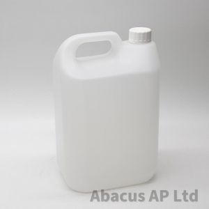 Empty Plastic Can Rectangular Screw Top 5 Litres