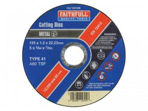 Faithfull FAI12512M 125mm Cutting Disc