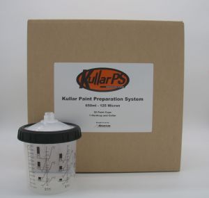 Kullar KPS Paint Preparation System 400ML Cups 125 Micron (Box 50)
