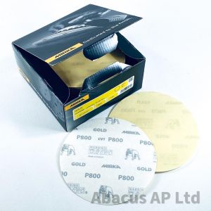 Mirka 150mm Gold Grip/Velcro Discs 150g