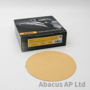 Mirka 150mm Gold PSA/Sticky Discs 240g