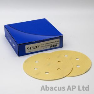 Mirka 150mm Sandy PSA/Sticky Discs 320g