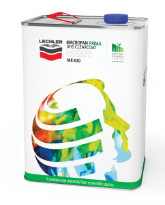 Lechler ME400 Macrofan Prima UHS Clearcoat with MHE40 Standard Hardener