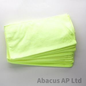 Microfibre Cloths Premium 300gsm Yellow 10 Pack