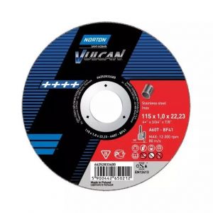 Norton Vulcan Inox Cutting Disc 1mm x 115mm