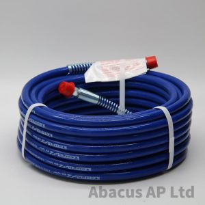 Qhose High Pressure Airless Textile Paint Hose 1/4" fittings 15 Metres