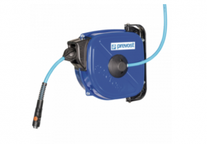 Prevost Metal Body 10mmx12M Retract Airhose c/w HF Safety Con