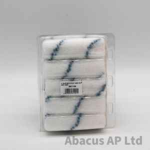 Nylon Mini Roller Refill 4"/100mm (Blue Stripe) Pack10