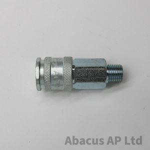 Airline Fitting Hi-flow Quick Release coupling with male thread