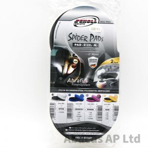 Scholl Concepts Black/White Sandwich Spider Pad 145/25mm Pack 2