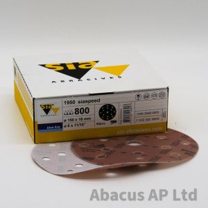 Siaspeed 1950 Film Disc 150mm 1500g 15 holes box 50
