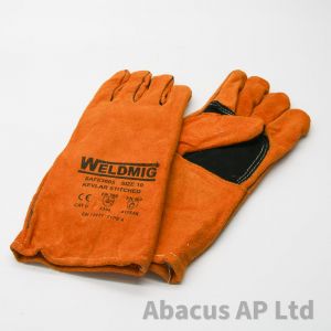 Leather Welding Gauntlets Reinforced Palm