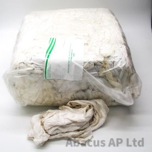 White T Shirt Material 10Kg Bale