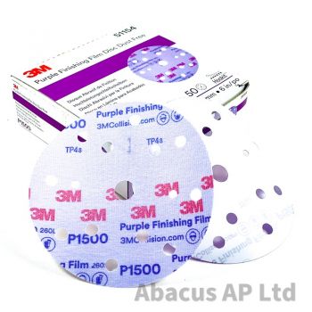 3M 1500g Purple Finishing Abrasive Discs 51154