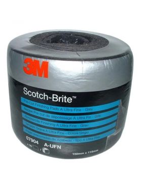 3M Scotch Brite Pre Cut Roll Ultra Fine Grey (07904)