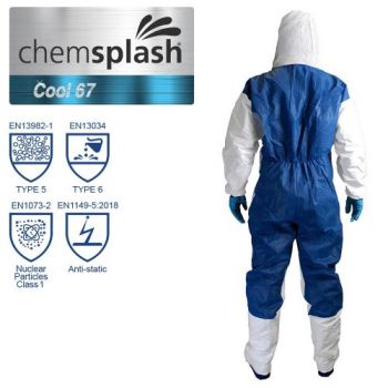 Chemsplash COOL 67 Type 5/6 Disposable Coverall 2XL