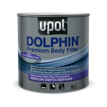 Upol Dolphin Medium Fill Ultra Fine Premium Body Filler 3 Litres