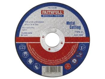 Faithfull FAI1153M 115mm Cutting Disc