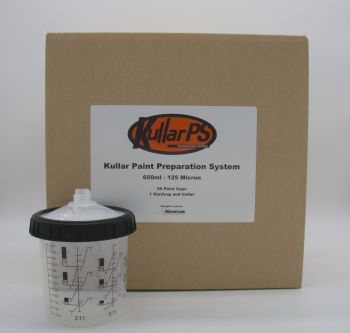Kullar KPS Paint Preparation System 650ML Cups 125 Micron (Box 50)