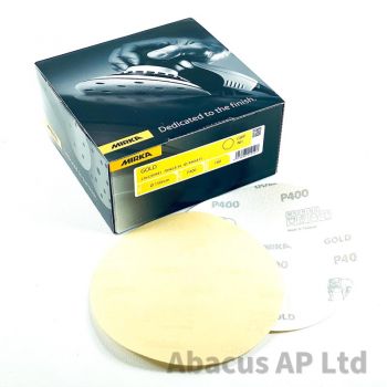 Mirka 150mm Gold Grip/Velcro Discs 150g GWH400