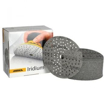 Mirka Iridium 320G Grip 121H Disc 150mm (Box of 100)