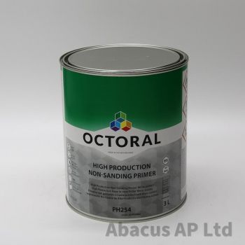 Octoral PH254 High Production Non Sanding Primer - Black 3L