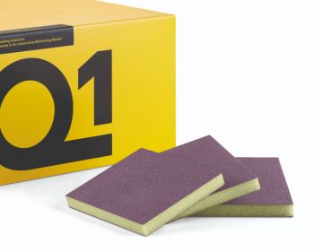Q1 Double Sided Sanding Sponge MicroFine (Violet) (Pack of 50)