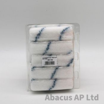 Nylon Mini Roller Refill 4"/100mm (Blue Stripe) Pack10