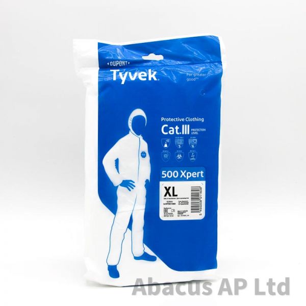 Tyvek 500 Expert Coveralls Extra Large - Abacus high quality products