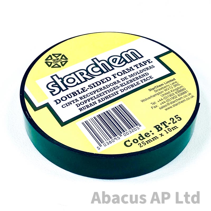 Double Sided Foam Badge Tape 9mm Abacus high quality ancillary products